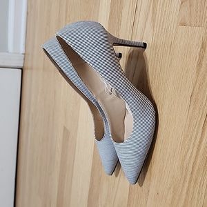 Striped Heels